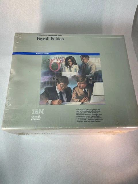 Vintage IBM Business Management Series Payroll Edition Software - Sealed Vintage IBM Business Management Series Payroll Edition Software - Sealed