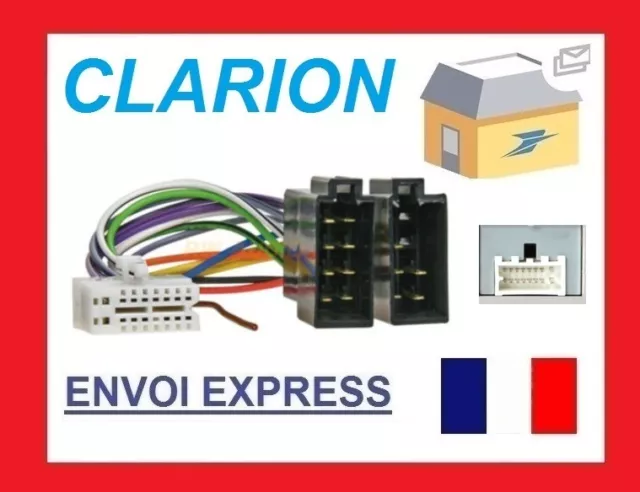 Clarion 16 Pins Car Stereo Radio Iso Wiring Harness Connector Adaptor Cable Loom