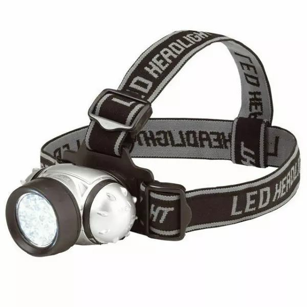 LED Head Torch - Adjustable Head Strap - Powerful Light Flashlight for Tattooing