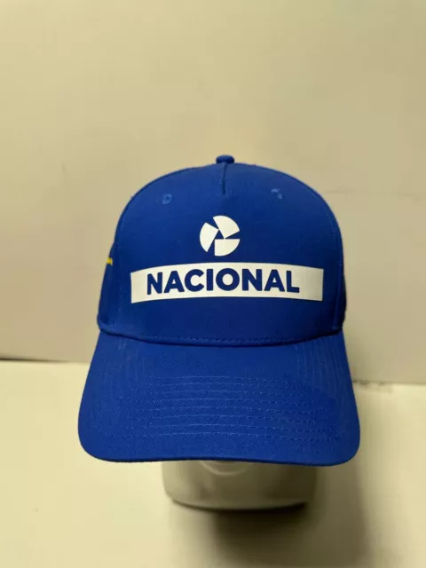 Ayrton Senna Nacional Cap blau Original F1 Formel 1  Baseball Cap  verstellbar 2