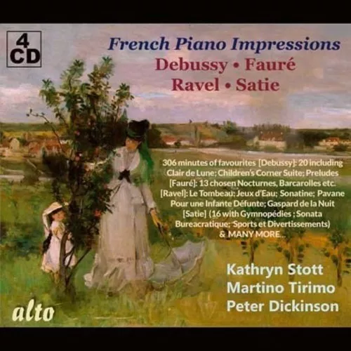 French Piano Impressions / Debussy - Faure - Ravel - Satie [New CD]