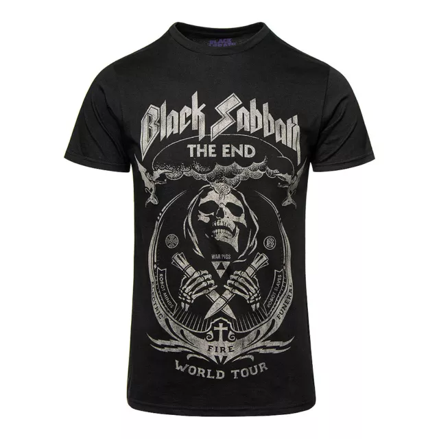 Black Sabbath T-Shirt The End Mushroom Cloud Ozzy Osbourne Official New