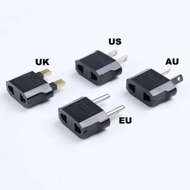 US/EU To EU/UK/AU/US Plug Travel Wall AC Power Charger Adapter Cable Converter