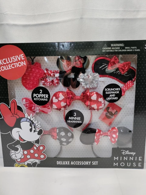 Disney Disneyland Exclusive Collection Minnie Mouse Deluxe Travel Accessory Set