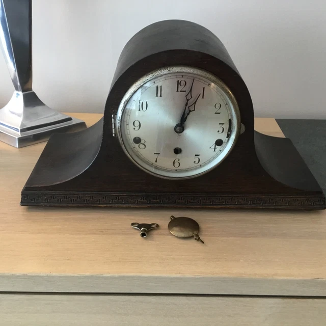 SPARES/REPAIR WESTMINSTER CHIMING Mantel Clock. Key. Pendulum, Napoleon