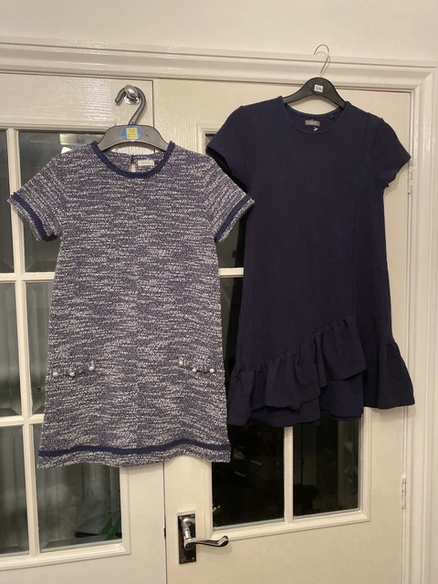 Girls Dress Bundle Age 8-10 Years Winter X 2 Blue 7