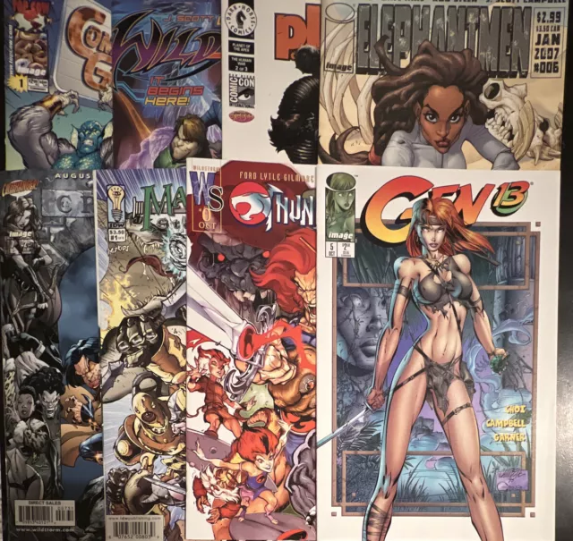 J Scott Campbell Lot! Gen13 5 Crimson 7 Elephantmen Thundercats 0 Etc FN