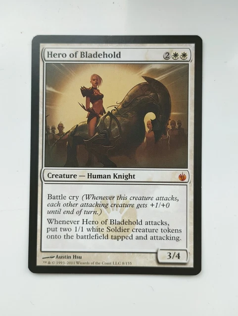 Hero of Bladehold - Magic the Gathering Mirrodin Besieged - MTG Mythic Rare Card