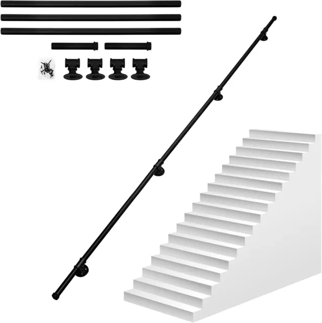 OUGPIU Rampe d'escalier,1m/2m/3m Antidérapante Mains Courantes  NEUF