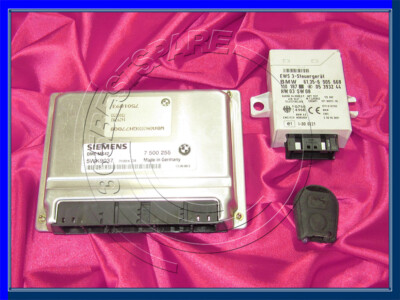 BMW Z3 3 5 7 SERIE E36 E46 E39 E38 2.3i M52 Motore DME MS42 EWS3 SET CHIAVE ECU 