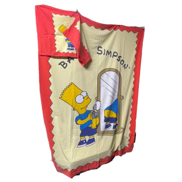Copripiumone singolo The Simpsons Bart Simpson e federa vintage 1997