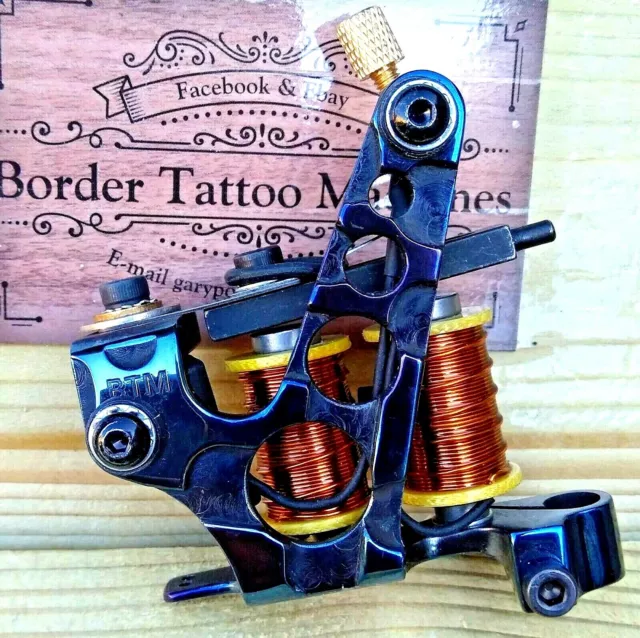 "Liner"" Rand Tattoo Maschinen Kundenspezifisch Eisen Blauer Rahmen Kundenspezifisch 7&1/2 Schicht 32 Mm"