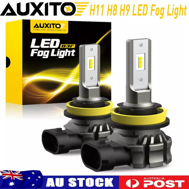 2X CANBUS LED Fog Light Bulb H8 H9 H11 Fog Light 6500K Xenon White Super Bright