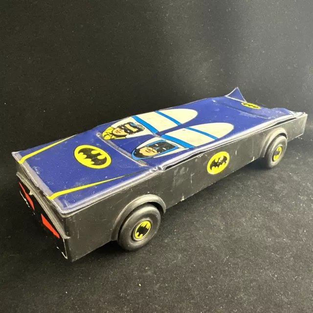 DC Batman Pencil Box 1980 Robin Batmobile w/ sharpener Batmobile signal