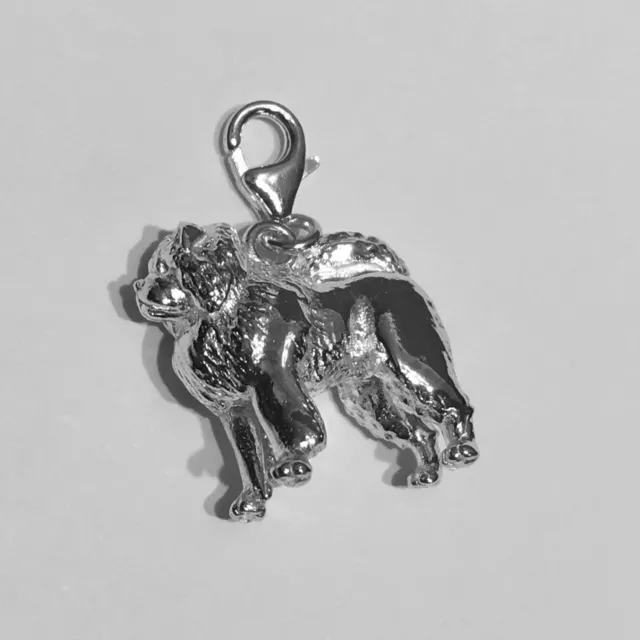 Chow Chow  - Sterling Silver Dog Charm