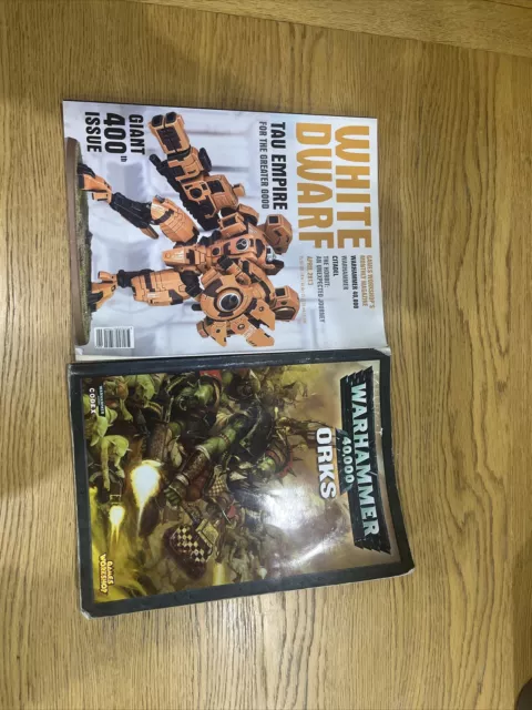 Warhammer 40k  Ork Codex & White Dwarf Tau Empire