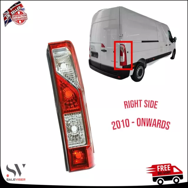 Rear Tail Light Right Driver O/S 2010-2021 Renault Master Vauxhall Movano NV400