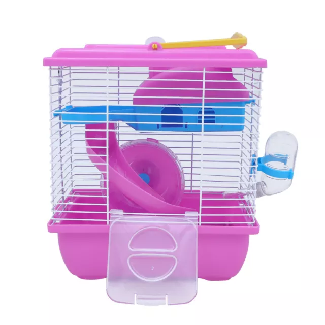 Doppelschicht Hamsterkäfig Pet House Acryl Portable Kleine Haustiere Chinchilla