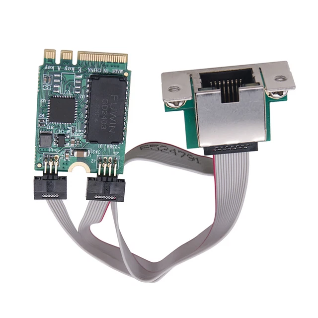 Adattatore Ethernet M.2 2.5 Gbps | Chip RTL8125B | Porta Singola A+E Key Per Mini PC E NAS