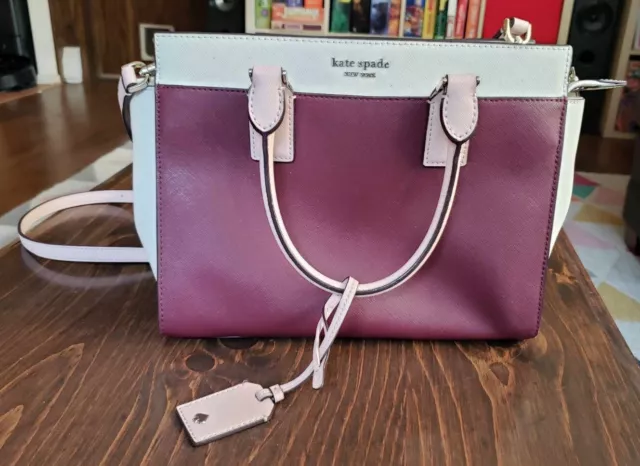 Bags, Kate Spade Perry Leather Laptop Bag Nwot Never Used