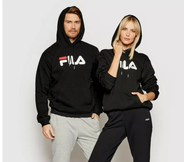 FILA FELPA Cappuccio Uomo Donna Unisex Autunno Inverno Xs S M