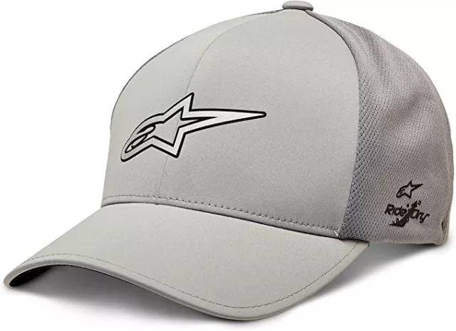 Alpinestars Men's Ageless Mesh Delta Hat Baseball Cap - Grey L/XL