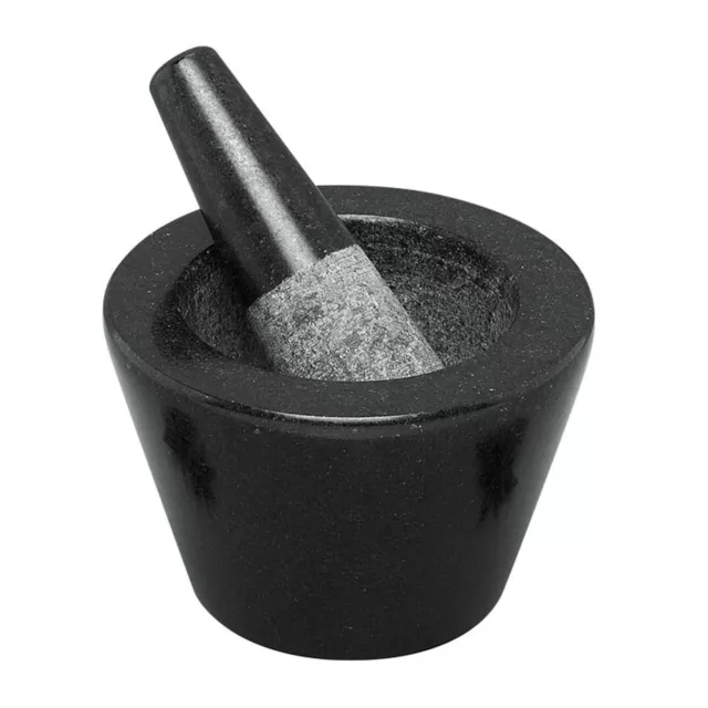 100% Genuine! AVANTI Mini Conical Mortar and Pestle 13 cm Black! RRP $52.95!