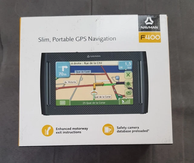 Neuf Coffret Navman F400 Navigateur GPS Europe automobile