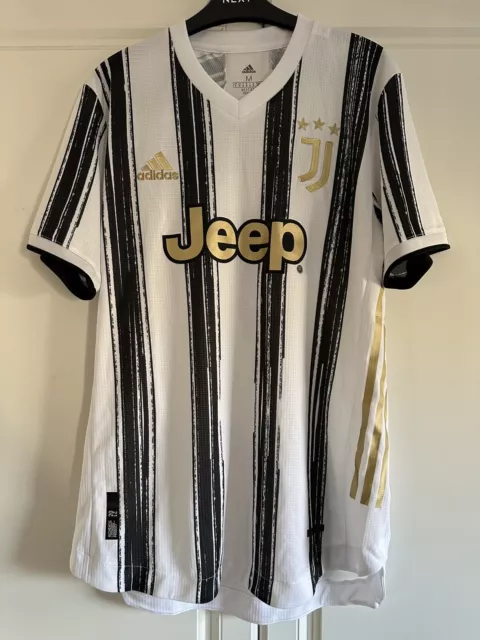 Player Issue RONALDO 7 Juventus Football Shirt Home Mens Medium Adidas Authentic