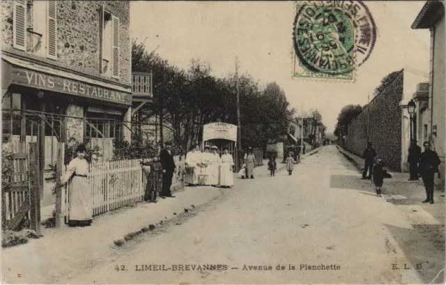 CPA LIMEIL-BRÉVANNES - Avenue de la Planchette (44951)