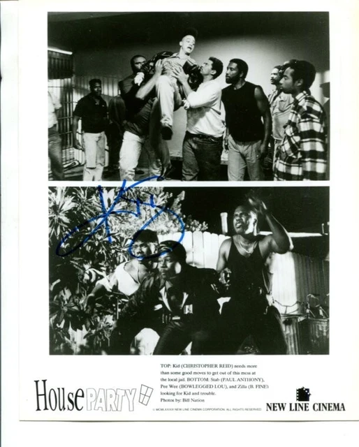 KD N PLAY - Kid aka CHRTOPHER REID signed AUTOGRAPH 4105