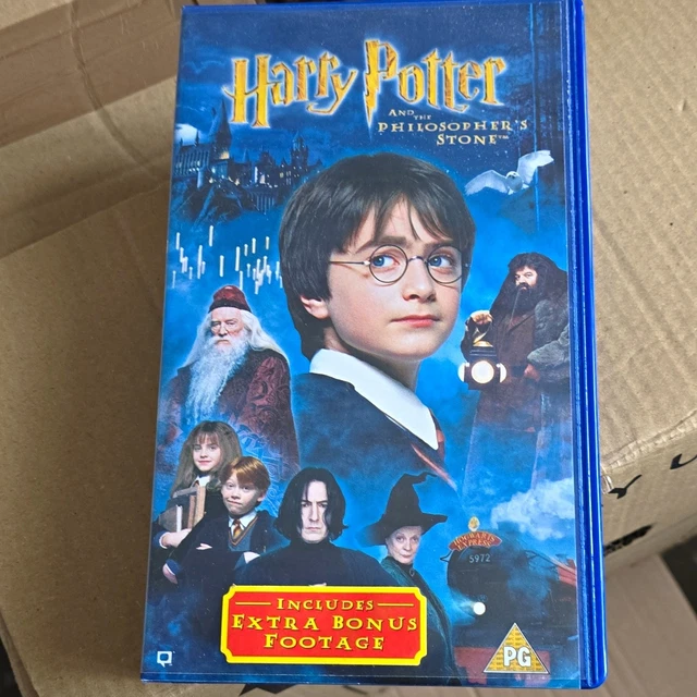 WARNER BROS. PICTURES Harry Potter Philosopher's Stone VHS PAL PG Bonus ...