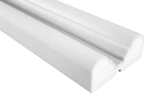 2 metri listello da parete profilo facciata decorazione casa antiurto 140x60 mm, MC121