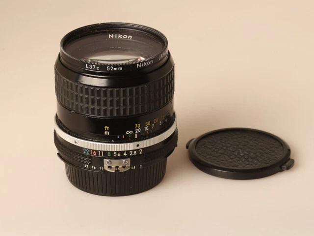 Nikon Ai/ Nikkor 2,0/85 Tele Objektiv - MF Lens - 85mm F/2 Tele Lens