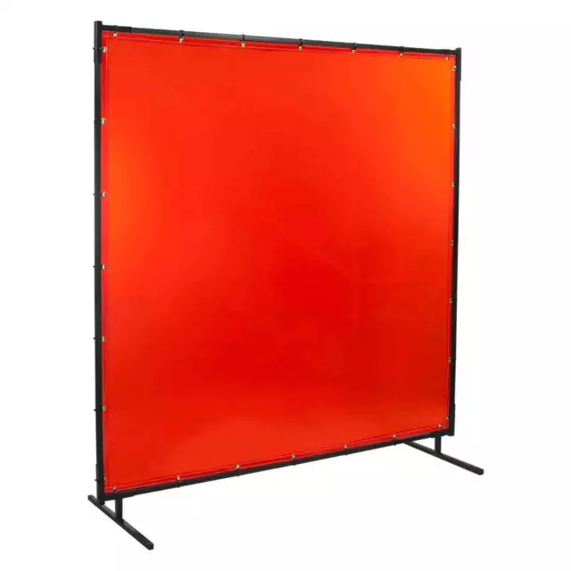Steiner 538-6X10 Protect-O-Screen Orange Tint Vinyl FR Weld Screen and Frame