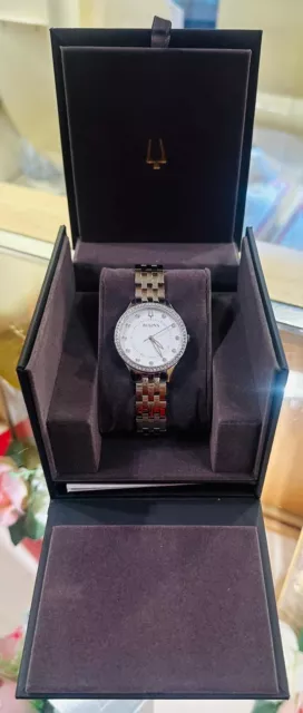 BULOVA 98R205 LADIES Rose Gold Watch RRP 479 BNIB OFFERS WANTED