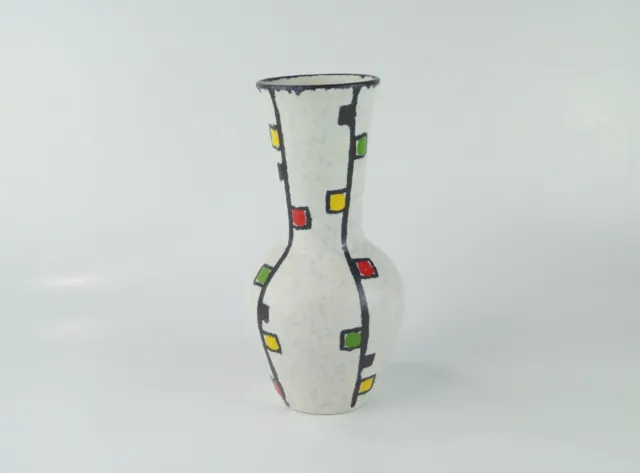 Jasba Keramik Vase Retro vintage 50er Midcentury West Germany  ✅