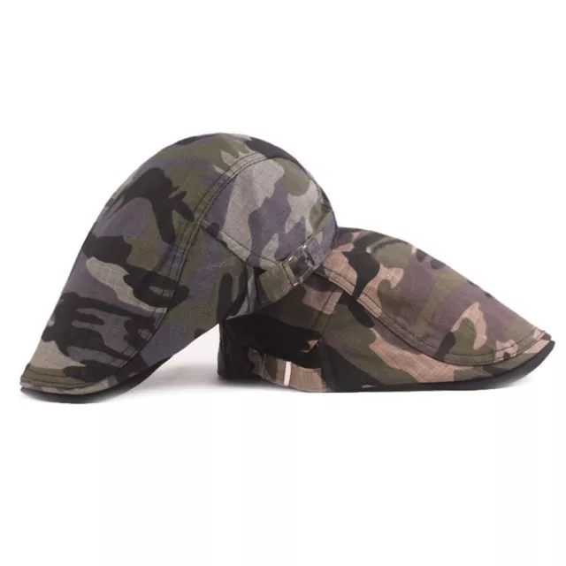 Camouflage Newsboy Caps Men Cotton Flat Peaked Cap Painter Beret Hats Sun Hat/