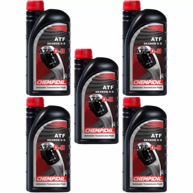 5x 1L CHEMPIOIL Huile pour Boîte à Vitesse Automatique Ch Atf D-Ii Allison C4