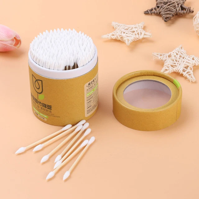 200 Pcs Makeup Cotton Swab Disposable Cotton Swab Double Head 4