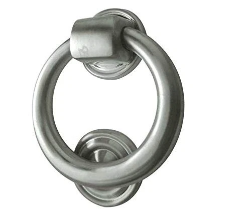 Colección Jedo Llamador de Puerta en Forma de Anillo Satinado Cromo TOTALMENTE NUEVO ENVÍO GRATUITO