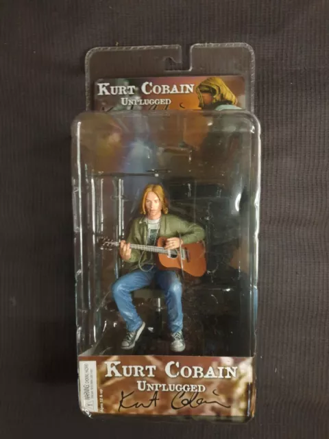 Kurt Cobain Nirvana MTV Unplugged Action Figure Model 7" NECA