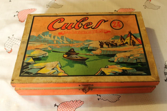 Jeu Ancien Les Cubes Humoristiques - Puzzle En Boîte, Début 20ème