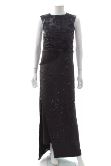 Maison Margiela Sequin Embellished Gown / Black Metallic / RRP: £3,295.00