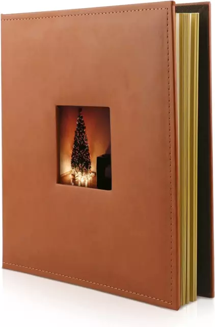 Golden State Art, Self Adhesive Magnetic Photo Album, Self-Stick DIY Scrapbook H