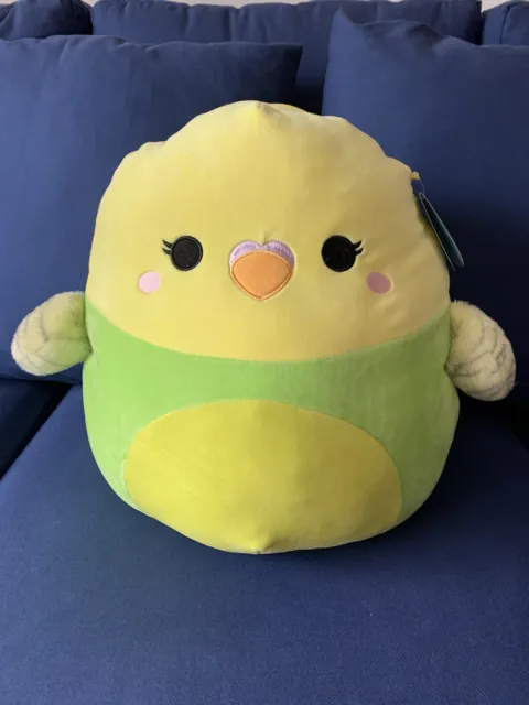 Squishmallow Nellie the Parakeet 16” inch squishmallows Summer 2023 New