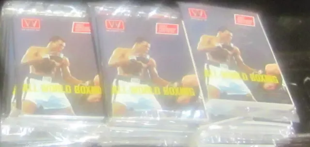 1991 Premier Edition ALL WORLD BOXING (35) Factory Sealed Packs MUHAMMED ALI