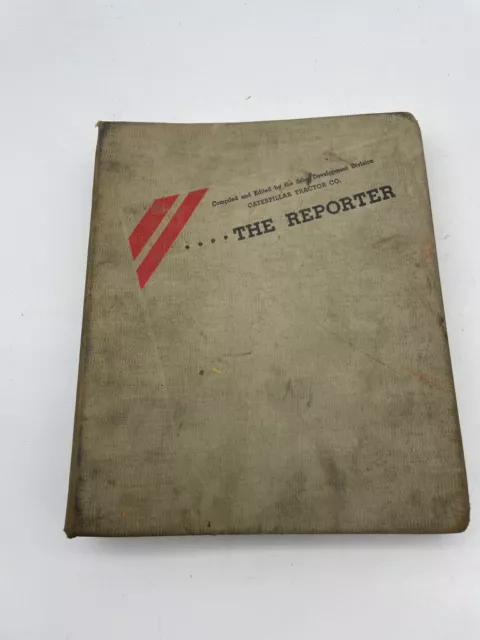 Caterpillar Master Index "The Reporter" Catalog Manual Sales Development