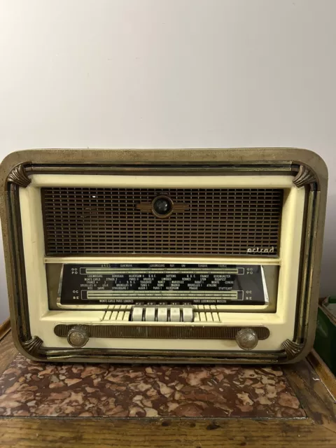 Vintage Poste Radio Tsf  Ectrad