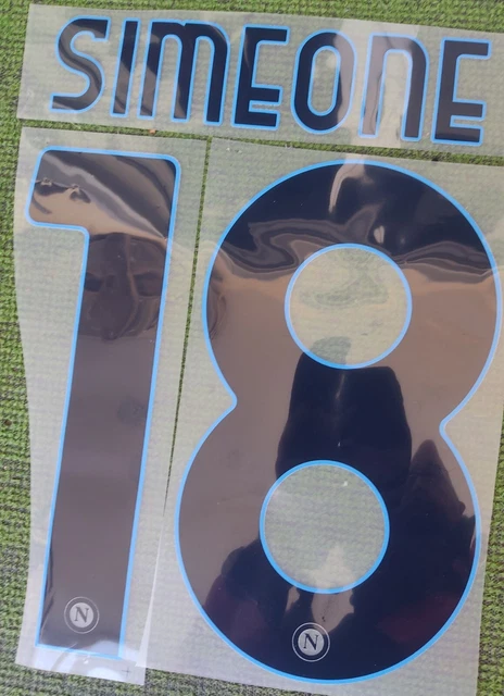 Kit Nom Et Numéro SSC Napoli Gianello 22 - Saison 2009/10 - Macron - Neuf